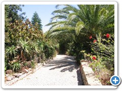 Lush mediterranean gardens